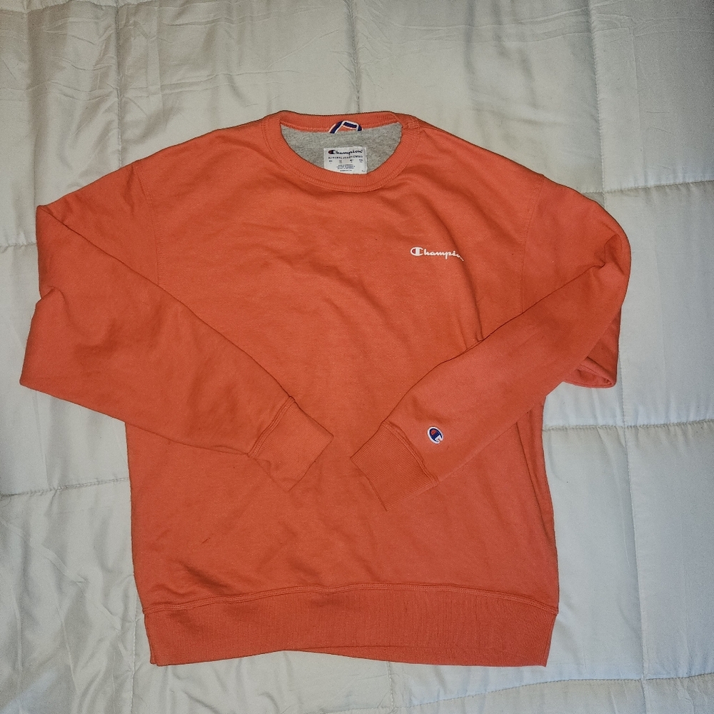 Champion Orange Crewneck Sweater